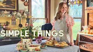 A Day in the life of Simple Homemaking | Spring Thrifting | Spring on the farm