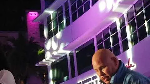 Remy Ma and Fat Joe performing Lean Back during Superbowl week