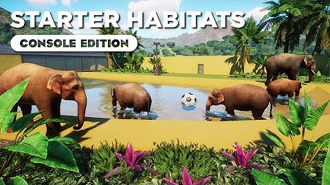 Starter habitats for beginner players | Planet Zoo Console Edition