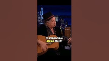Keith Richards talks about playing 5 string Open G Tuning on Guitar 🎸