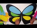 Cómo hacer alas de mariposa, fácil, rápido, económico y bonitas/ disfraz de mariposa/ primavera