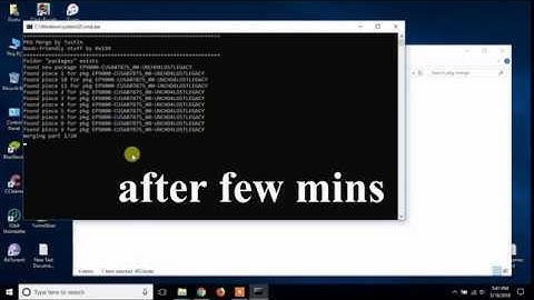 Extract or Marge PKG file for Jailbreak PS4