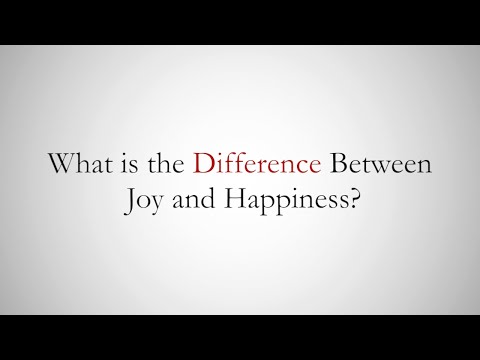 What is the Difference Between Joy and Happiness?