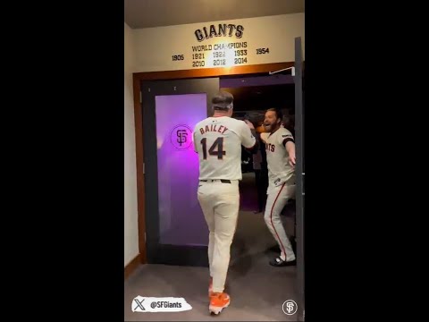 Giants' clubhouse vibes are unmatched for Patrick Bailey 🤌