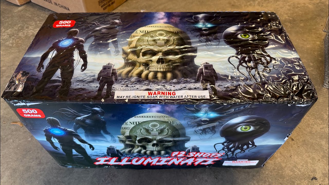 ILLUMINATI 72 shot firework cake 🔥🔥💥 NEW 2026 1%er BANGER BIG BORE 