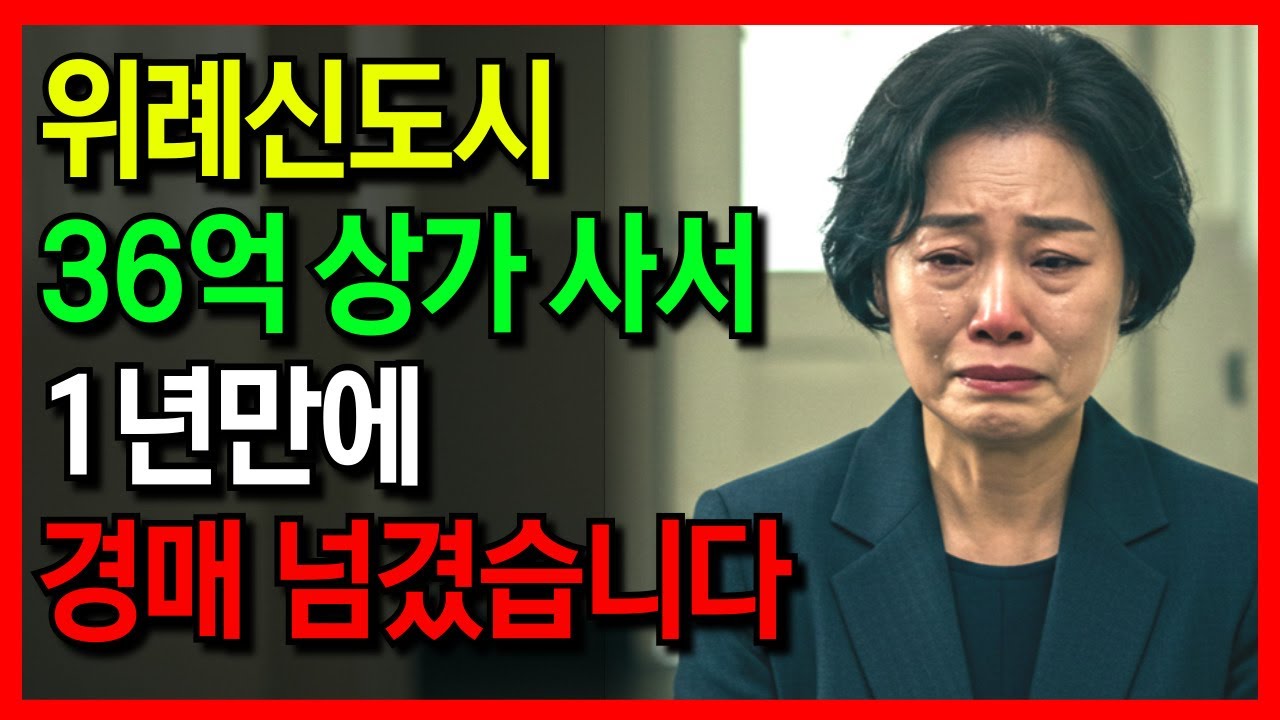 《노후 자금 사연》 영끌로 36억 상가 산 분식집 아줌마의 몰락, 신도시 상가 투자의 민낯 l 투자 l 부동산 l 금융교육