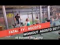 Crossfit workout agosto 2017  fatal7ty