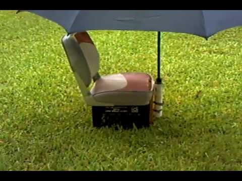 jon boat seat rod holder/umbrella holder - youtube
