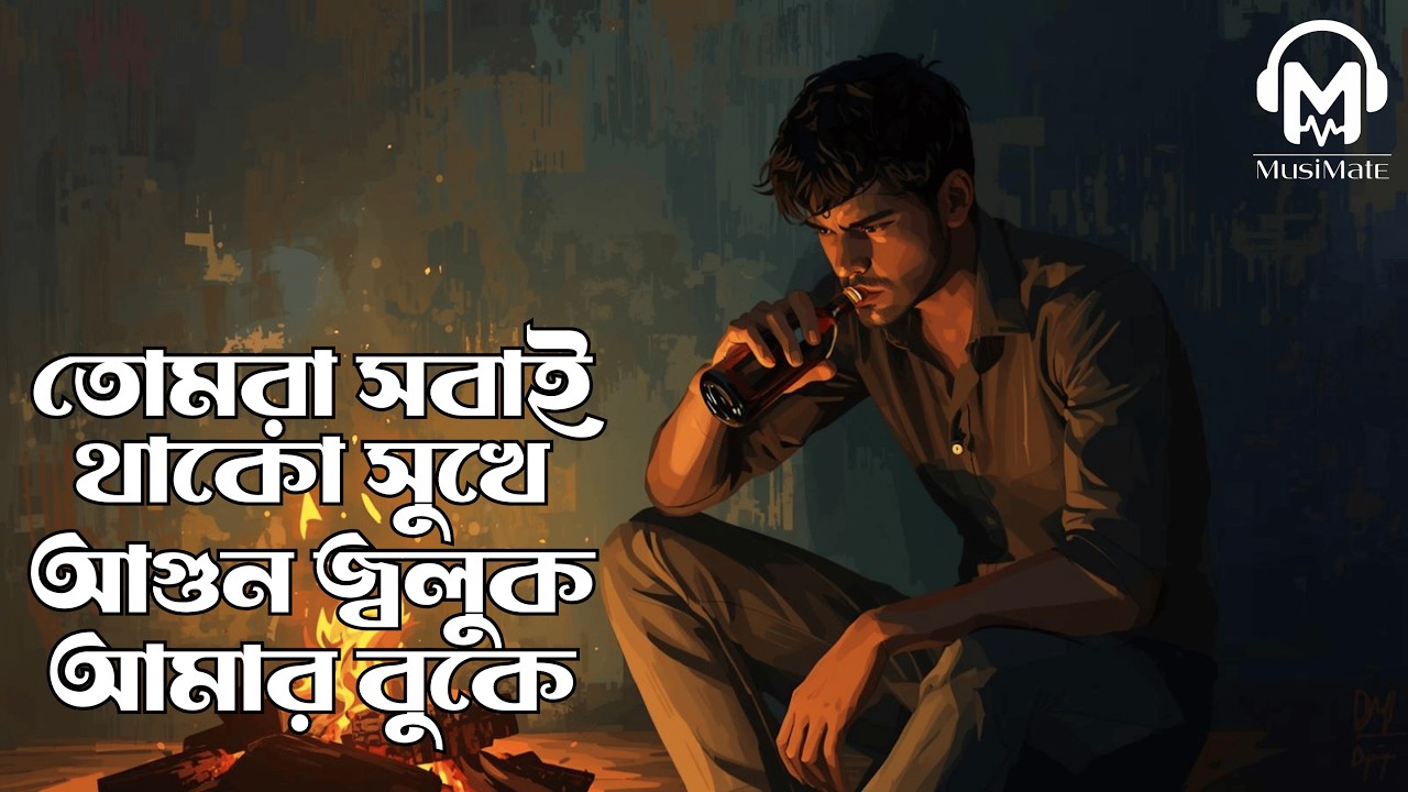 তোমরা সবাই থাকো সুখে আগুন জ্বলুক আমার বুকে | Tomra Sobai Thako Sukhe | প্রেমের নাম বেদনা | MusiMate