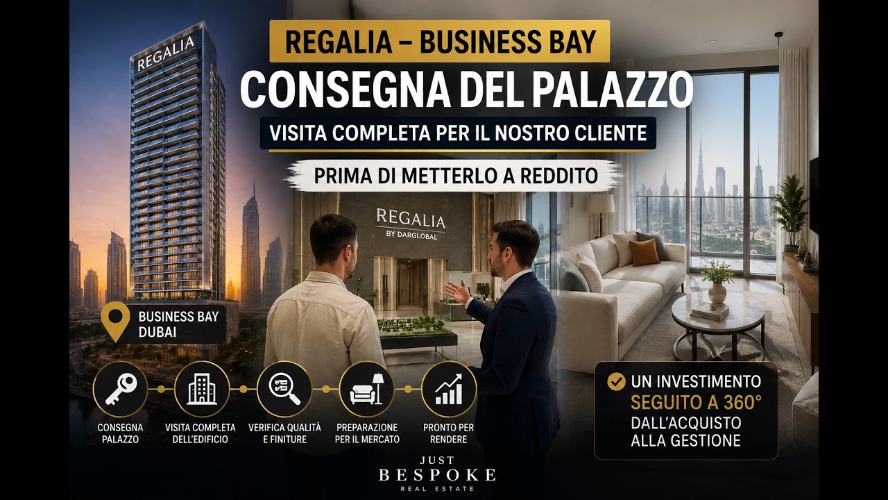 Regalia Business Bay. Consegna Appartamento