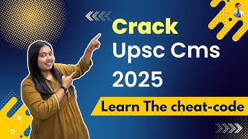 UPSC CMS Pre 2025 : The 6 months Prep Plan