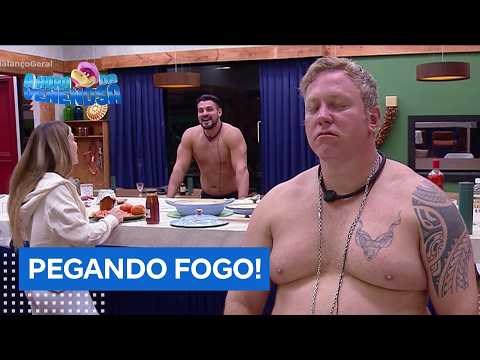 Serginho, known as Cabeção, sleeps standing up on A Fazenda 18 and amuses the other contestants