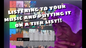 LISTENING TO YOUR MUSIC LIVE AND PUTTING IT ON A TIER LIST