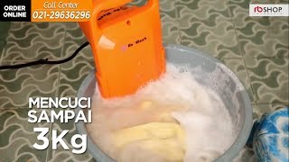 ReWash Mesin Cuci Portable Mini | Hemat Listrik Bergaransi