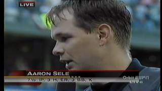 2000 ALDS Seattle Mariners win series VS Chicago White Sox interviews Safeco Field