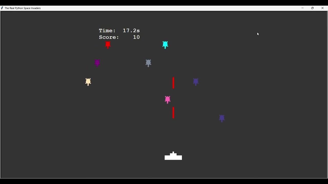 Space Invaders太空入侵者Python 小遊戲 - YouTube