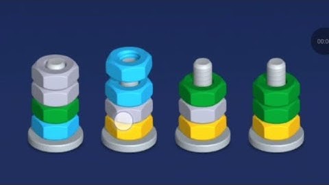 Nut Sort Level 15-19 Walkthrough Gameplay Android,iOS 