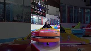We Tried Ice Bumper Cars at Santa’s Village Polar Dome Ice Rink.