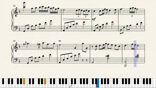 Çətin versiyada: Brillant Dadaşova - Bir sozunle donerem, piano üçün notlar Resimi