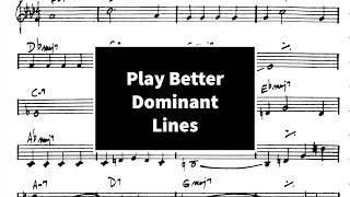 Play Better Lines Over Dominant Chords With Augmented Triads