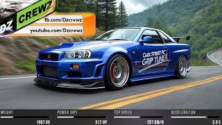 Carx Street Pc Grip Tune Class 4 Nissan Skyline Gt-R 34R