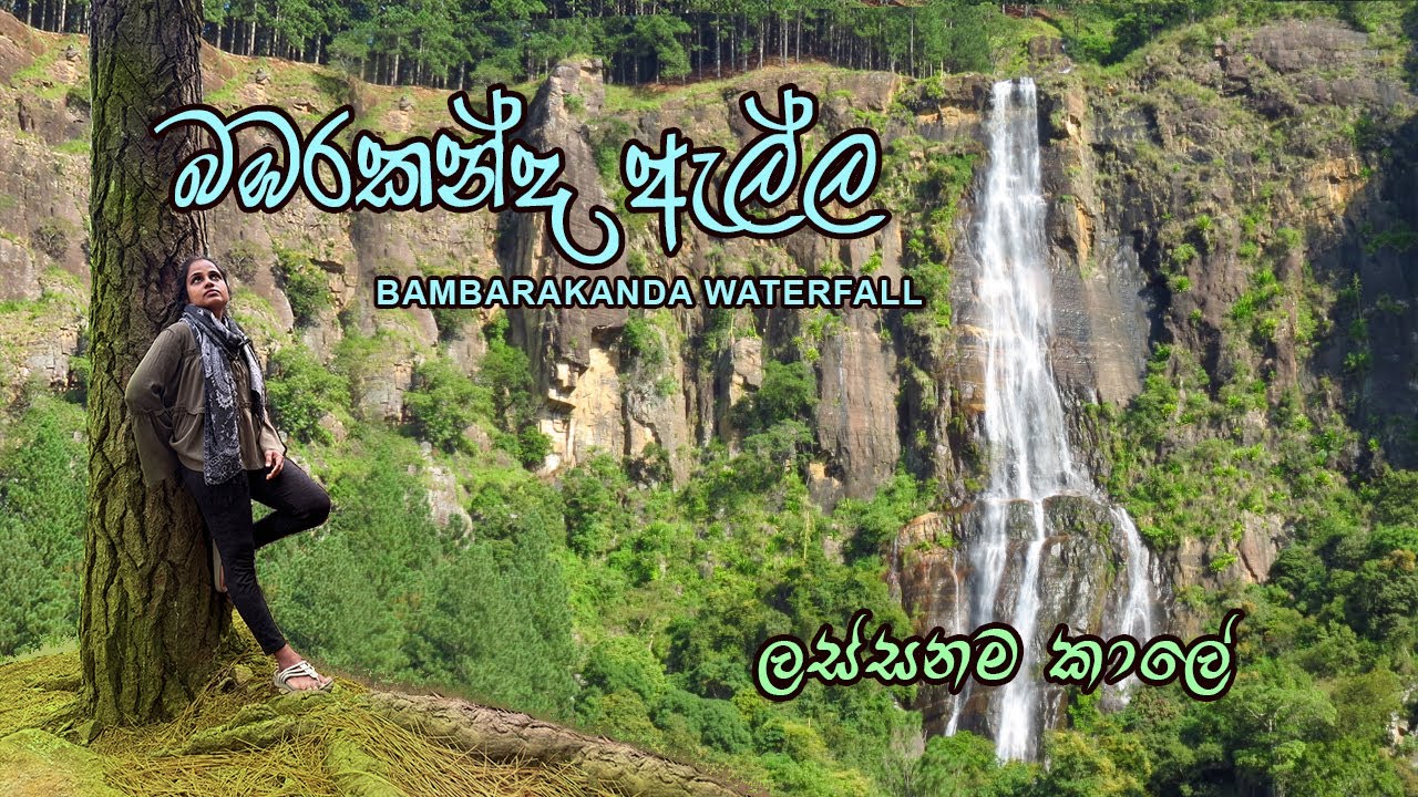 Bambarakanda Waterfall | බඹරකන්ද දියඇල්ලේ ලස්සනම කාලේ | Tallest Waterfall in Sri Lanka | vlog 01