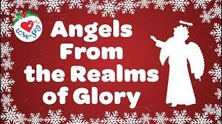 Angels from the Realms of Glory with Lyrics