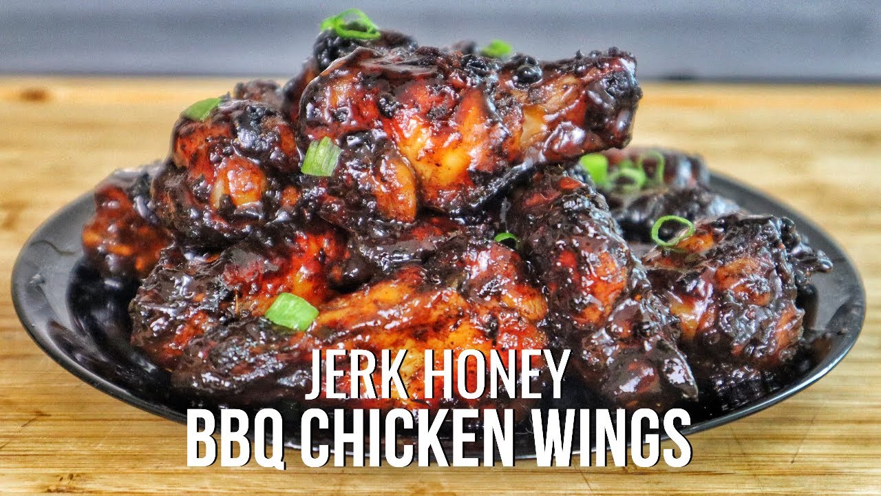 Jerk Honey BBQ Chicken Wings