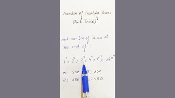 #Number of Trailing Zeroes#Short Trick#All government exams #rrb,Bank, SSC CGL etc #short#shorts