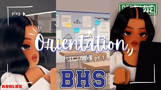 Orientation Vlog | College Series pt.1 | (Berry Avenue Roleplay) | The Wreyjo Family