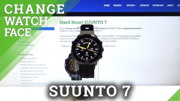 How to Change Watch Face in SUUNTO 7