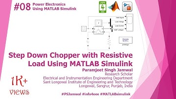 Step Down Chopper with Resistive Load Using MATLAB Simulink #08 | Power Electronics