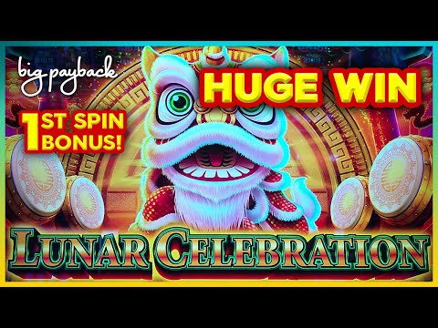 1ST SPIN BONUS on Double Money Link Lunar Celebration Slot!!!