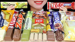 ASMR ICE CREAM CHOCOLATE BAR 🍫 MOCHI ICE CREAM, KITKAT, ZAP, SILVERQUEEN, CADBURY, BLASTOZ, MOMOGI