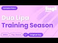 Dua Lipa - Training Season (Piano Karaoke)