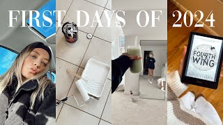 first few days of the new year! | home renovations (&amp; FAILS!) + starting new habits