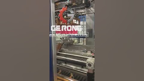 Automatic bottle neck grapping type cartoning bottle encasing machine running video