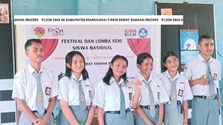 LOMBA DEBAT BAHASA INGGRIS SMAN 3 POCO RANAKA VS SMAN 2 BORONG