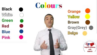 Colours تعلم اللغة الانجليزية باللغة العربية: الدرس رقم 6 -الألوان باللغة الإنجليزية