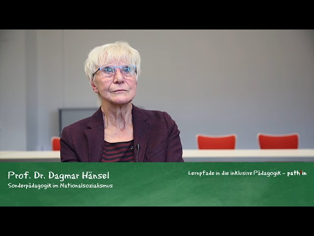 Prof. Dr. Dagmar Hänsel - Sonderpädagogik im Nationalsozialismus