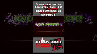 A NEW FEATURE of the Geometry Dash 2.2 UPDATE!!! SOON!!! #shorts #geometrydash #gd #update #news