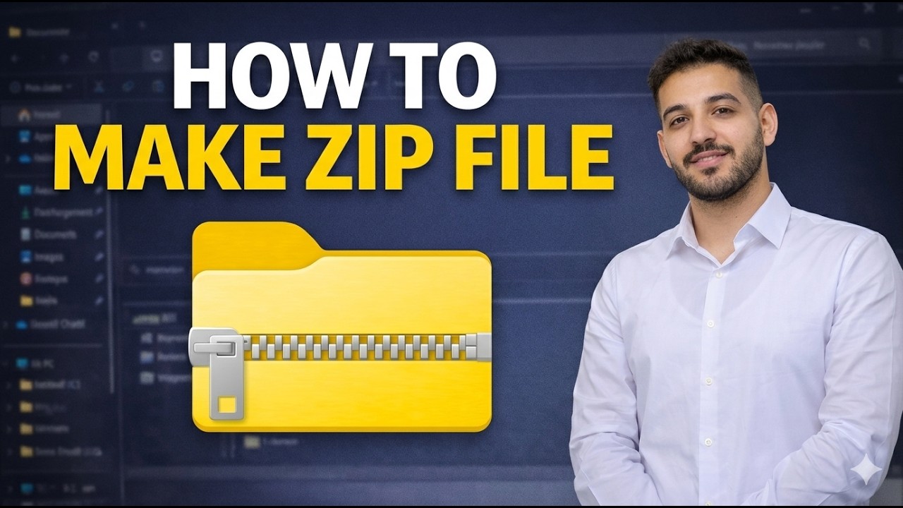 How to create ZIP File - YouTube