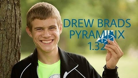 (SlowMotion)Pyraminx World Record Drew Brads 1.32