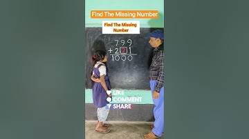 Find The Missing Number 🤯 innovative ideas #short #education #school #students #maths #ytshorts