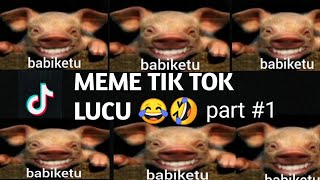 Kumpulan Video Lucu BabikeNgakak meme Tiktok !!