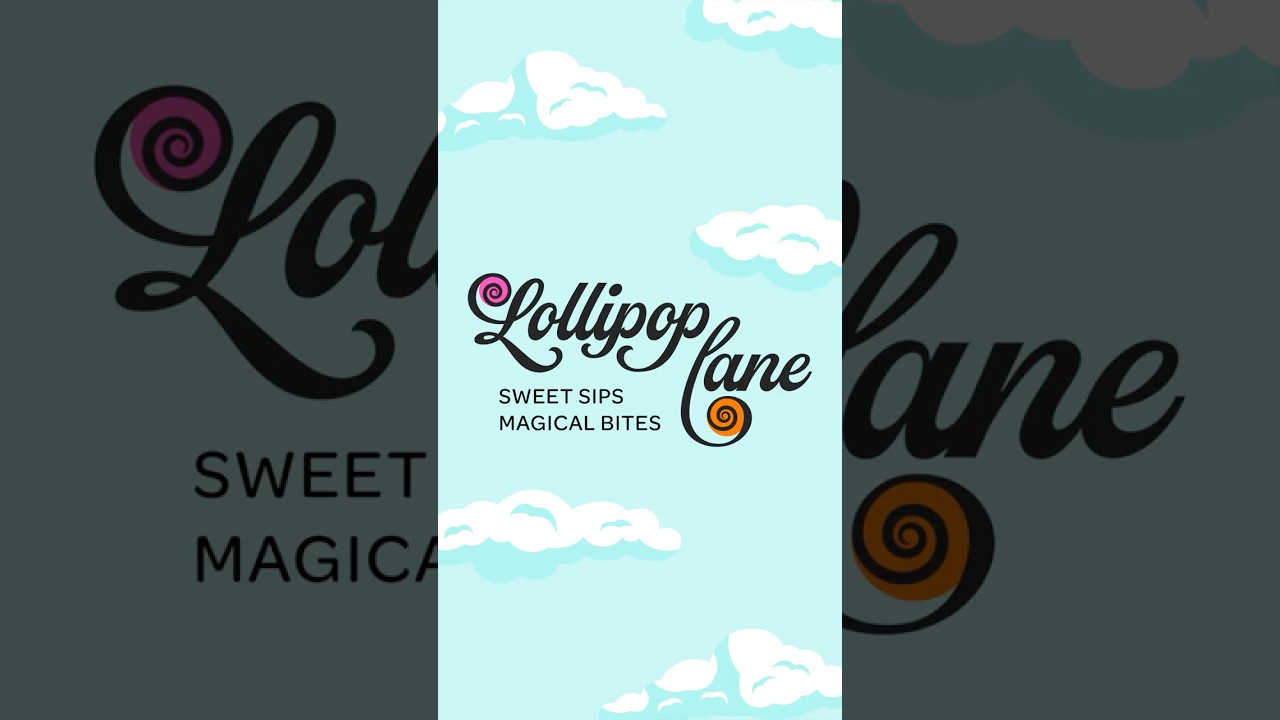 How I Designed a Fun Logo for a Dessert Café 🍭 #logodesign #designprocess #illustrator