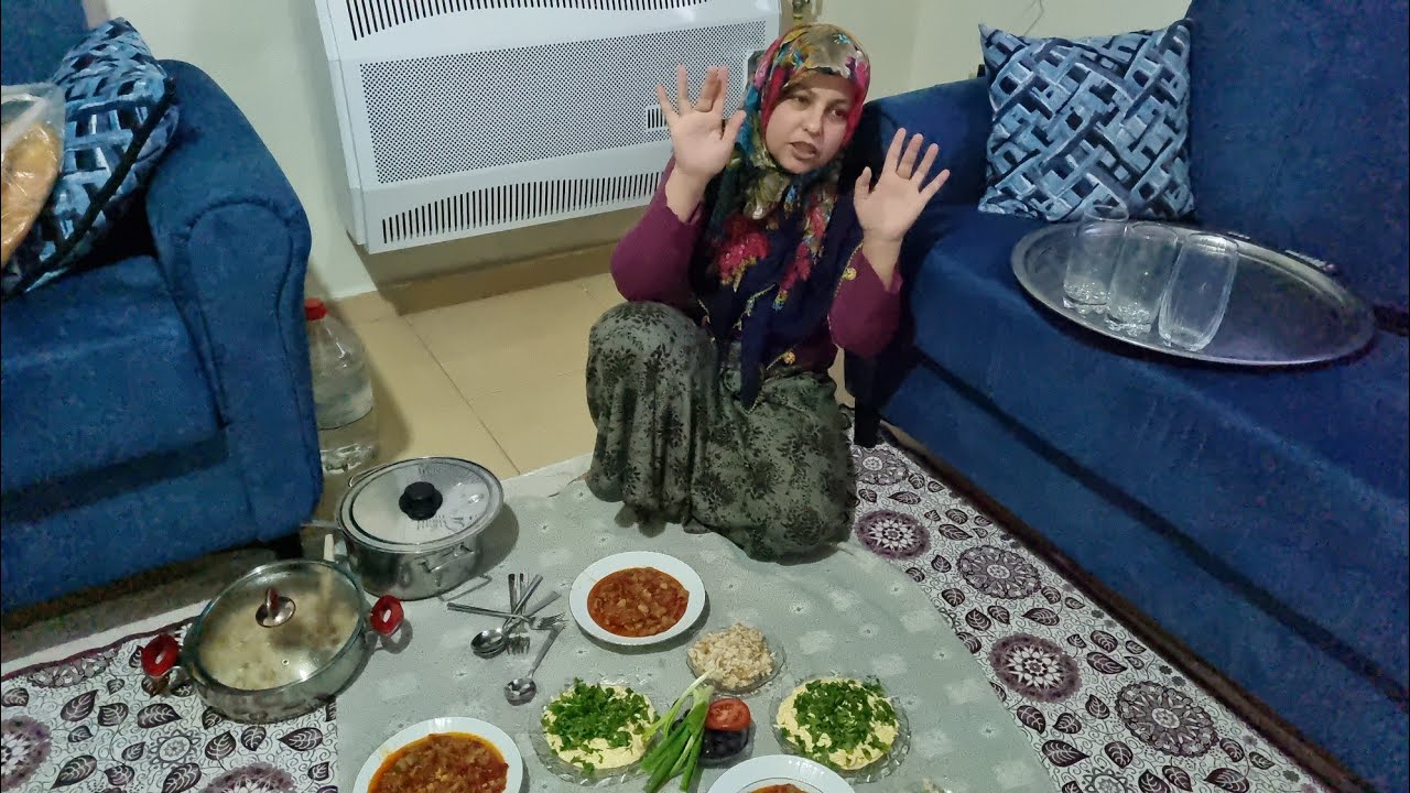 SAKLA SAMANI GELİR ZAMANI  BUGÜN GÜZEL BI MENÜ  ÜÇ ÇEŞİTLİ İFTAR YEMEĞİ 