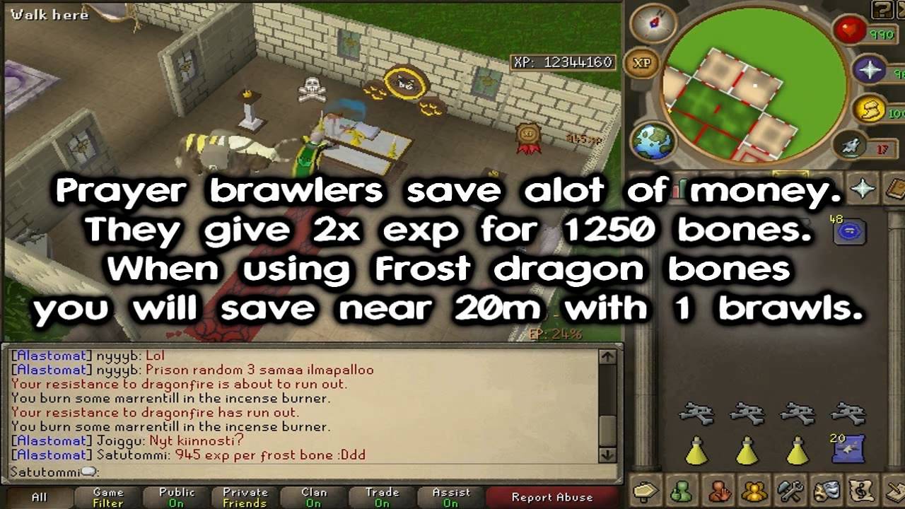 Runescape Prayer guide Gilded altar , over 1m exp / H YouTube