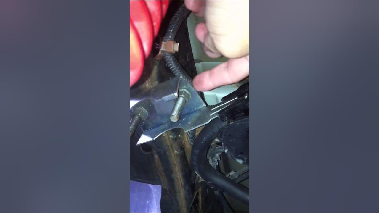 Nissan Titan evap filter and canister replacement - YouTube