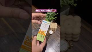 Mini Nykaa Haul✨#findingher #tanishkabahl #skincare #haul #ytshorts #trendingshorts #nykaahaul